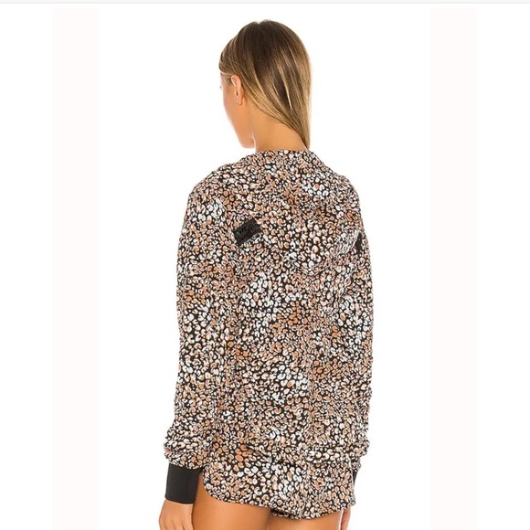 Free People Run Wild Hooded Jacket in Leopard Size Small - Picture 5 of 14